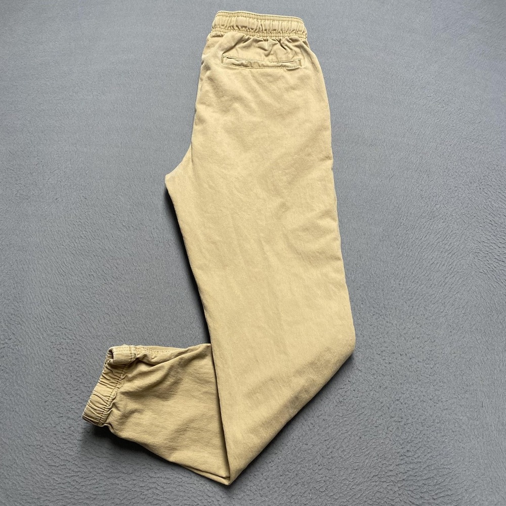 Old Navy Pants Mens Small Brown Jogger‎ Stretch Elastic Waist Cuffed Casual